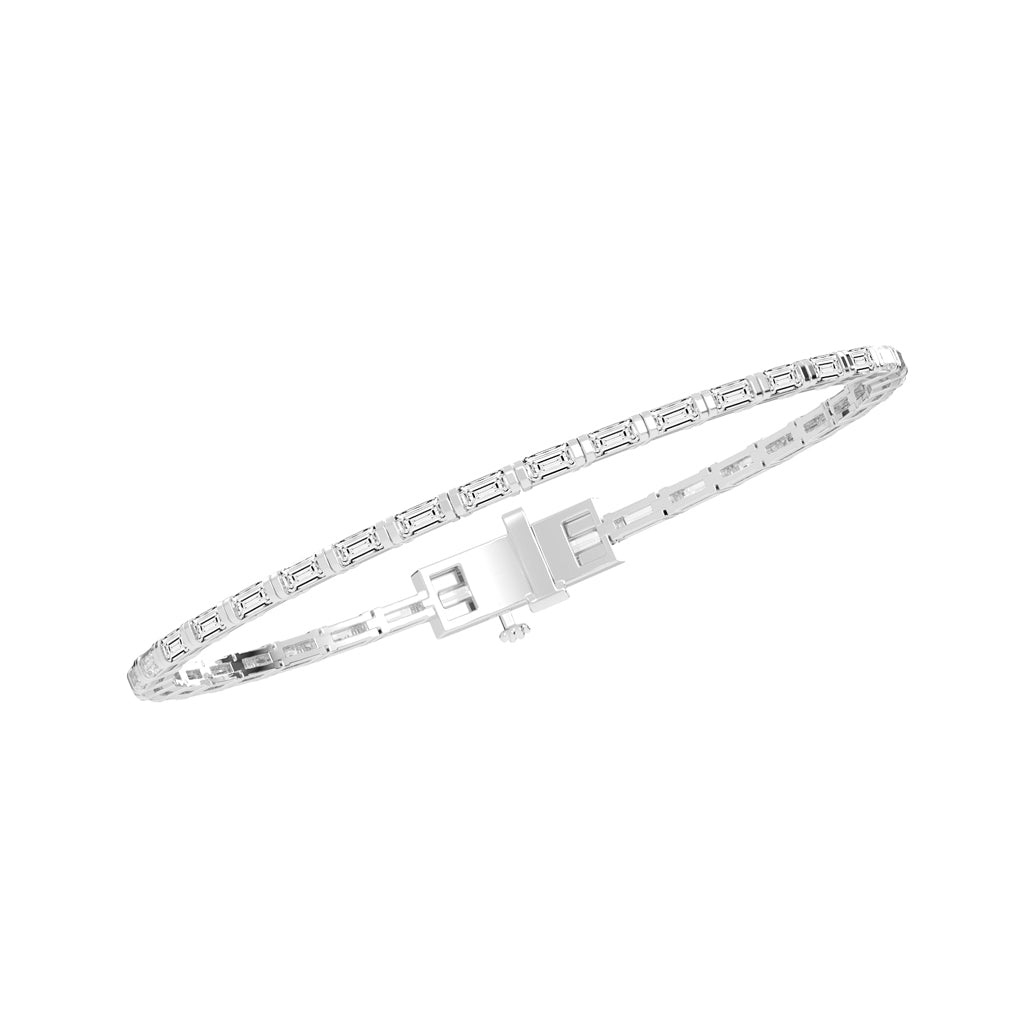 37Ct Emerald Shape Bracelet