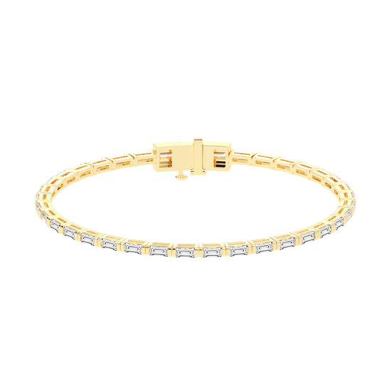 37Ct Emerald Shape Bracelet