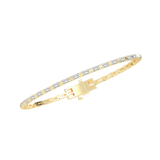 37Ct Emerald Shape Bracelet