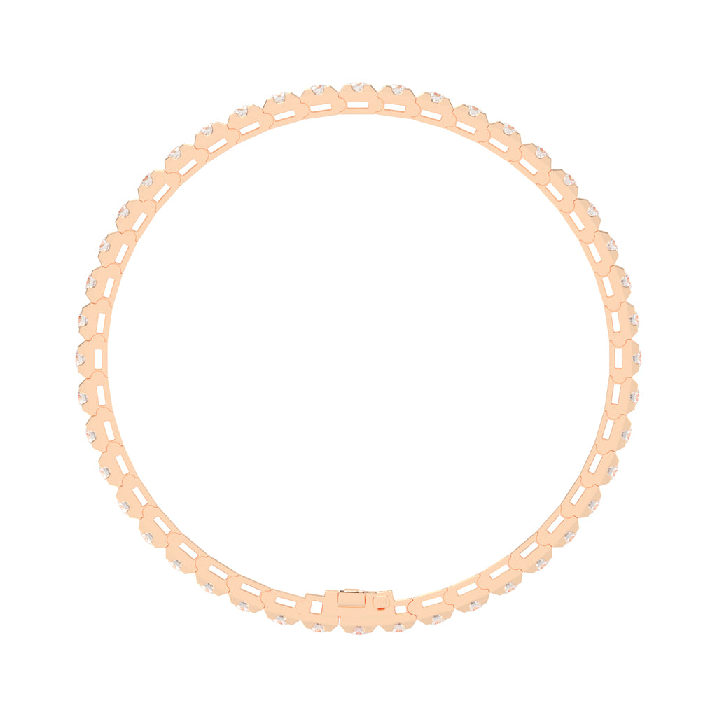275Ct Round Shape Bracelet