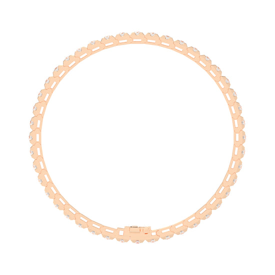 275Ct Round Shape Bracelet