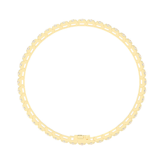 275Ct Round Shape Bracelet