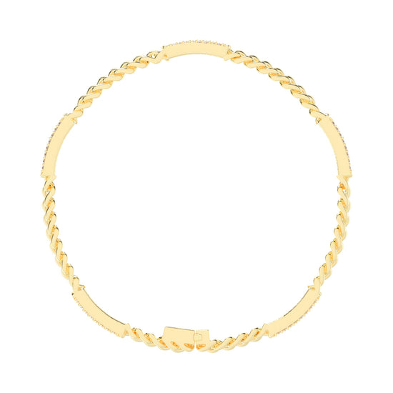 125Ct Round Shape Bracelet