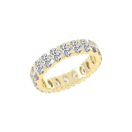 Lucetta Oval Shape Shared Prong Lab Diamond Ring