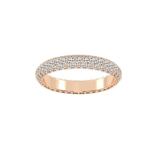 Oracea Pave Setting Eternity Lab Diamond Ring