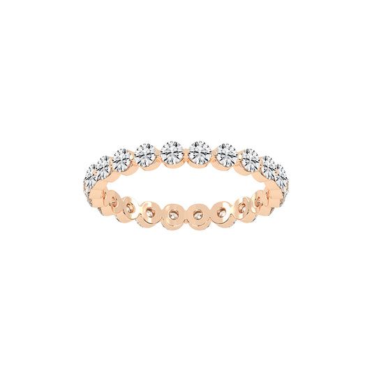 Diora Floating Cut Round Lab Diamond Ring