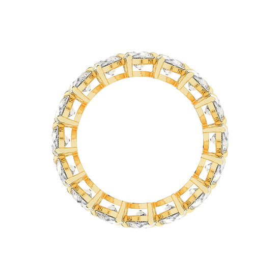Clarityn Pear Cut Eternity Lab Diamond Ring