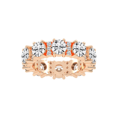 Gemelle Four Prong Eternity Diamond Ring