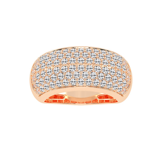 Lustriva Round Cut Cocktail Diamond Ring