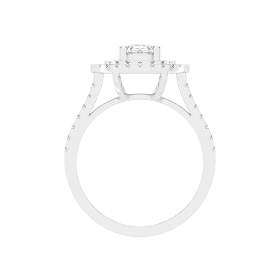 Glimvora Oval Cut Cocktail Lab Diamond Ring