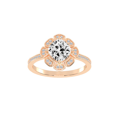 Luxviora Cushion Shape Casual Lab Diamond Ring