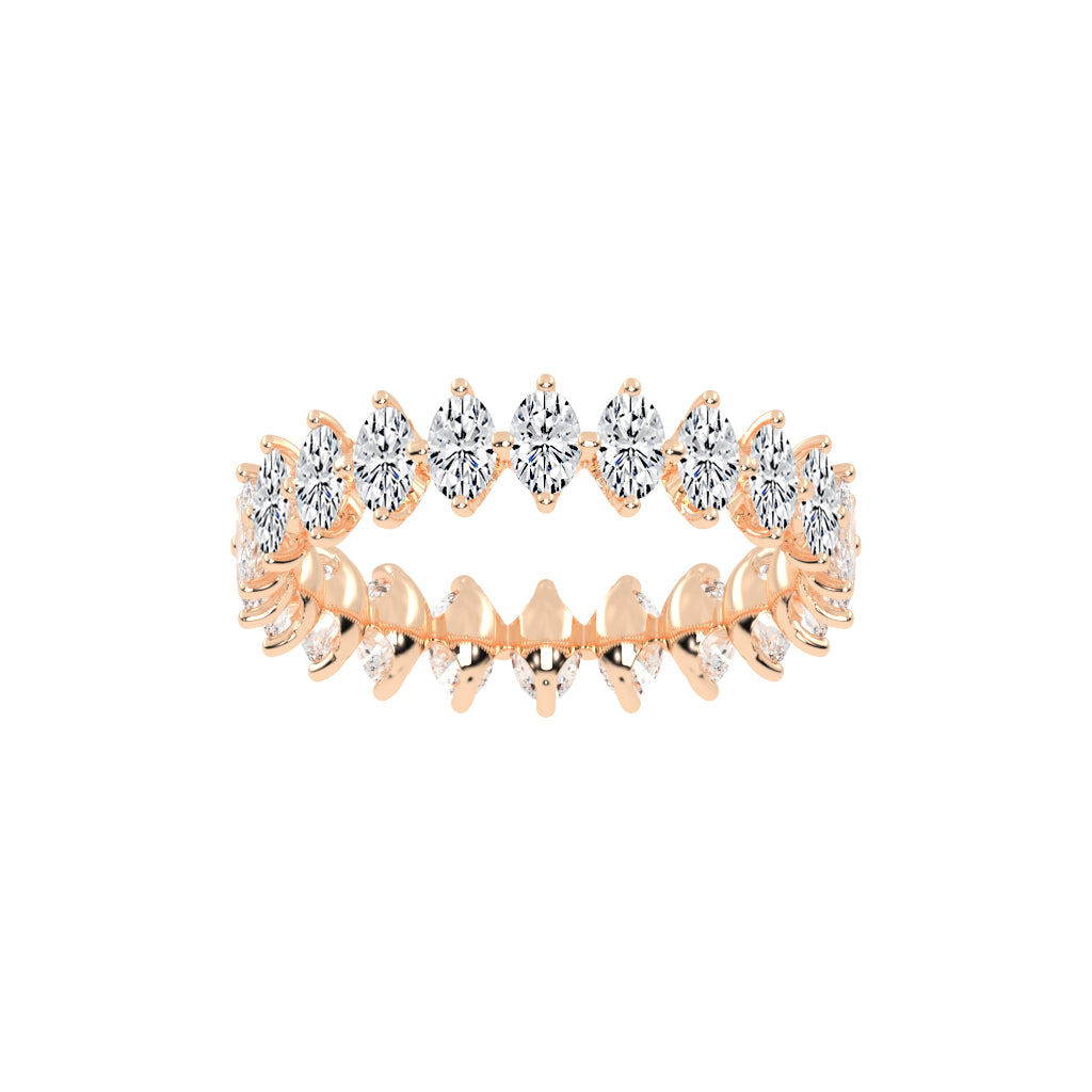 Vetrina Oval Cut Eternity Lab Diamond Ring