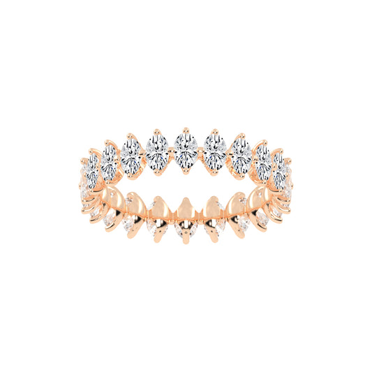Vetrina Oval Cut Eternity Lab Diamond Ring
