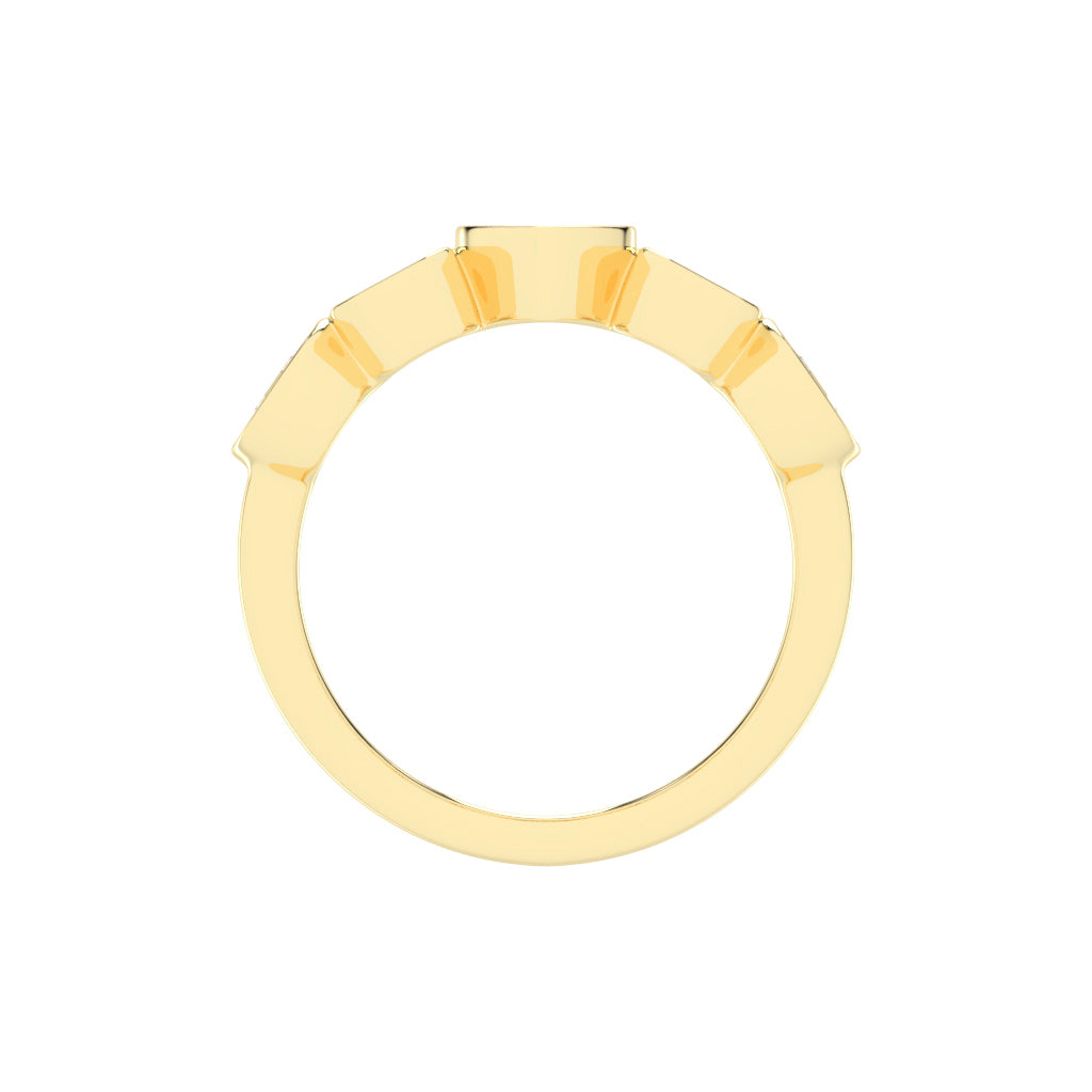 Bezel Set MultiShape Band