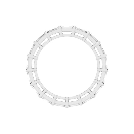 MultiRow Emerald Cut Eternity Band