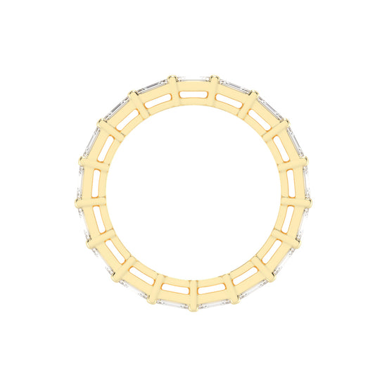 MultiRow Emerald Cut Eternity Band