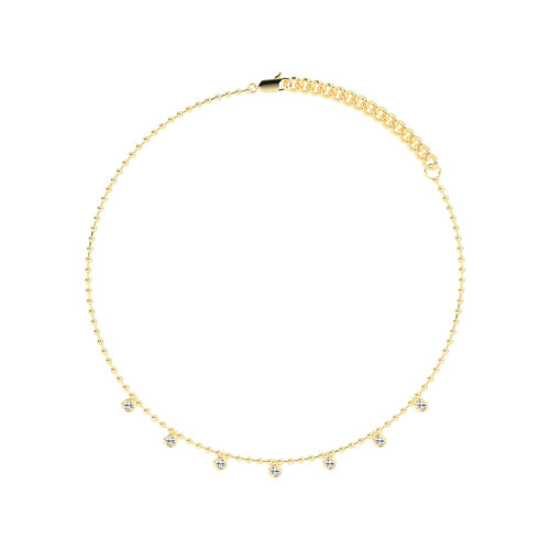 Stellar Drops Diamond Necklace