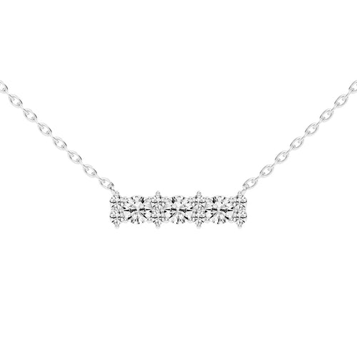 Kendra 2Ct Round Cut Fancy Lab Diamond Pendant