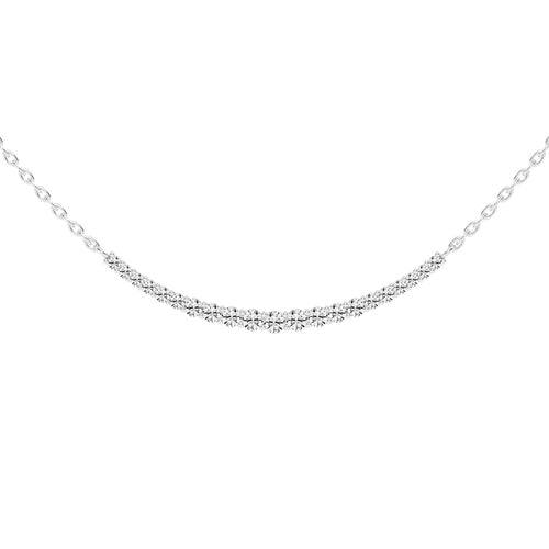Kyria Shared Setting Round Cut Fancy Lab Diamond Pendant
