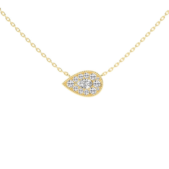 2.5Ct Round Shape,Yellow Gold,Halo Pendants