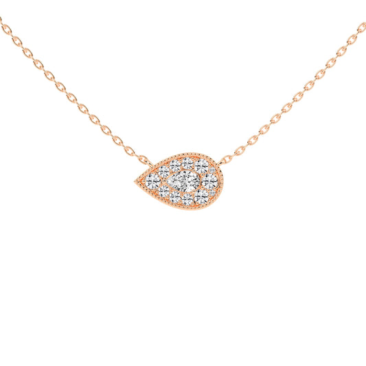 2.5Ct Round Shape,Yellow Gold,Halo Pendants