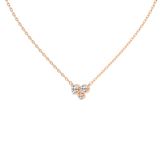 Mirella 1Ct Bezel Set Round Cut Fancy Lab Diamond Pendant