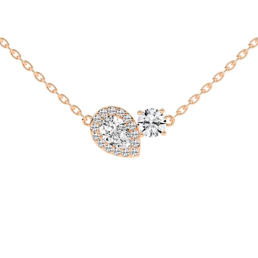 Zelda Friendly Style Round Cut Fancy Lab Diamond Pendant
