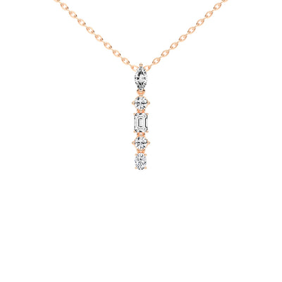 Quinta 1.75Ct Multi-Shape Fancy Lab Diamond Pendant