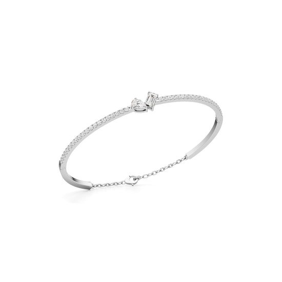 Nydia 125Ct Two Unique Cut Kada Bracelet