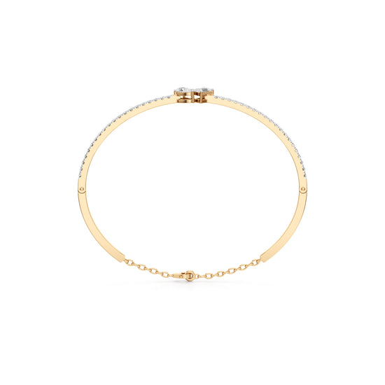 Nydia 125Ct Two Unique Cut Kada Bracelet