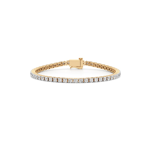 Isara 35Ct Shared Prong Round Cut Tennis Bracelet