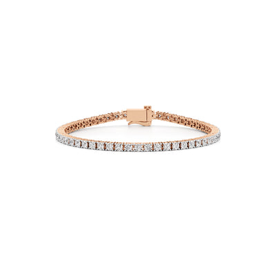 Isara 35Ct Shared Prong Round Cut Tennis Bracelet
