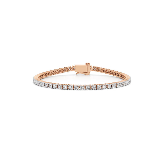 Isara 35Ct Shared Prong Round Cut Tennis Bracelet