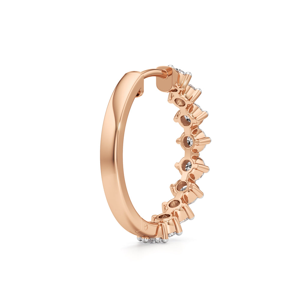 250Ct Round Shape Hoops