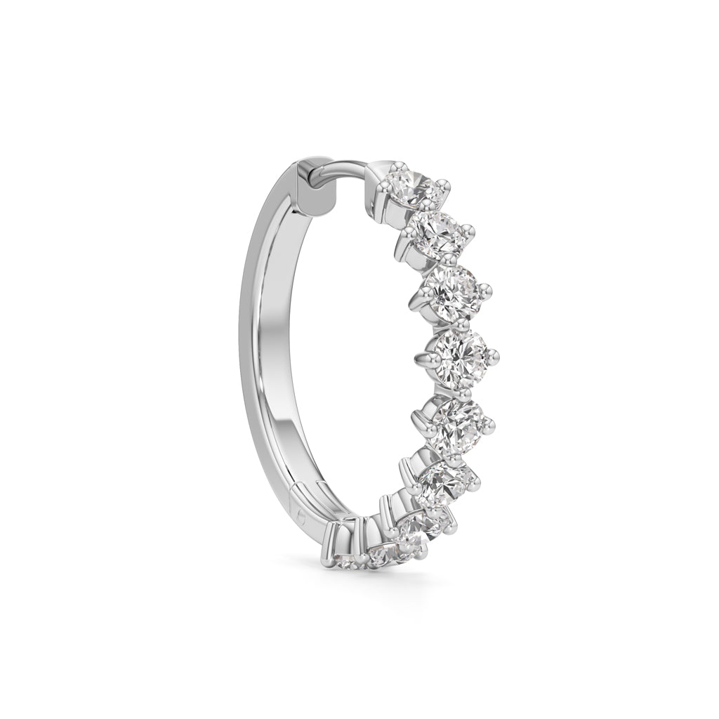 250Ct Round Shape Hoops