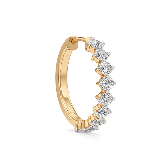 250Ct Round Shape Hoops