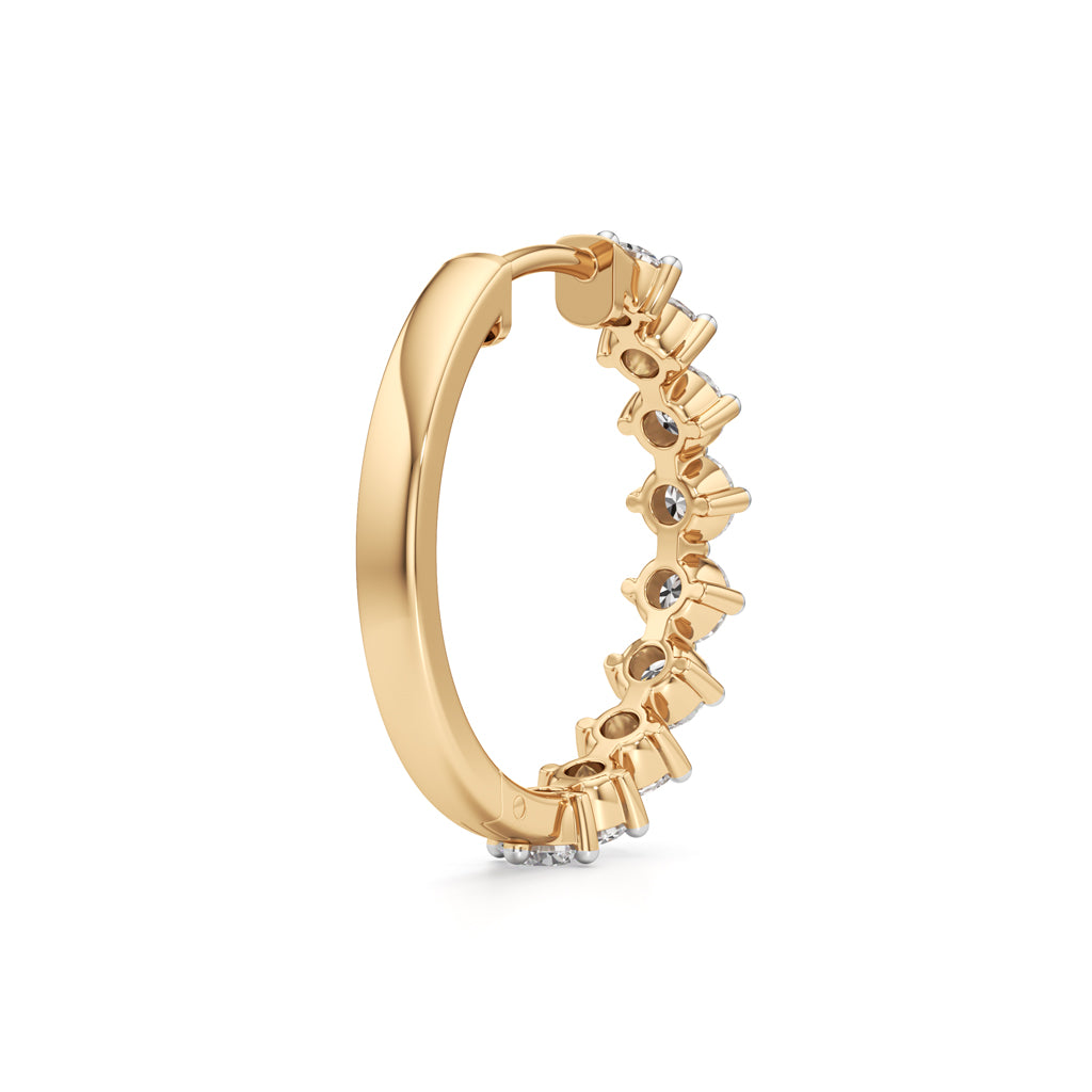 250Ct Round Shape Hoops