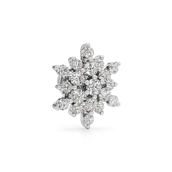 175Ct Round Shape Fancy Studs Earrings