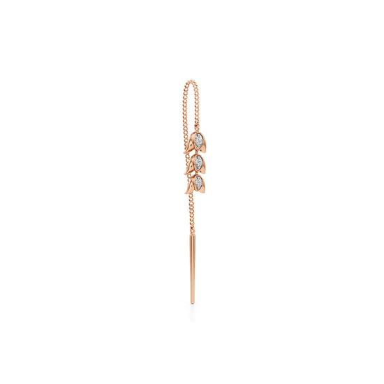 Luxe Links Round Shape Delicate Earrings