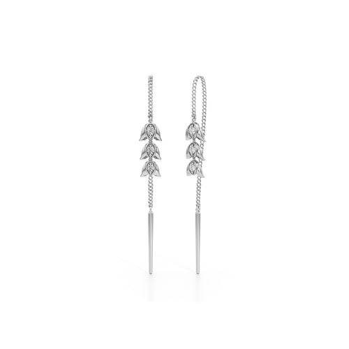 Luxe Links Round Shape Delicate Earrings