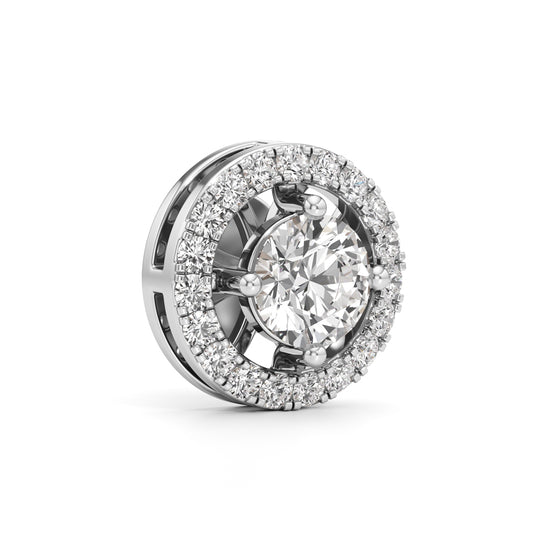 125Ct Emerald Shape Halo Earrings