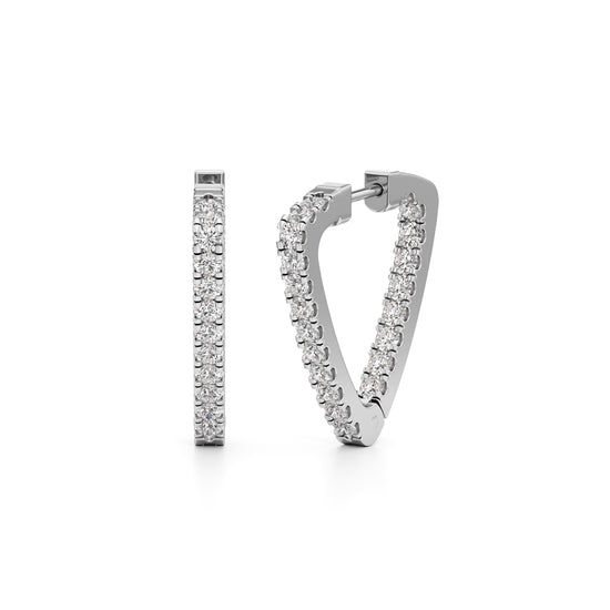 15Ct Round Shape Solitaire Studs Earrings