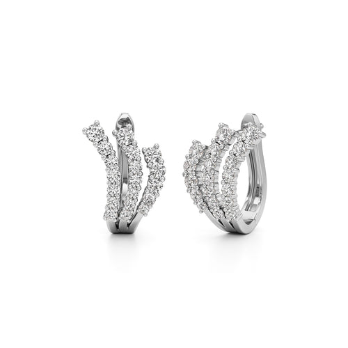 1Ct Pear Shape Fancy Studs Earrings