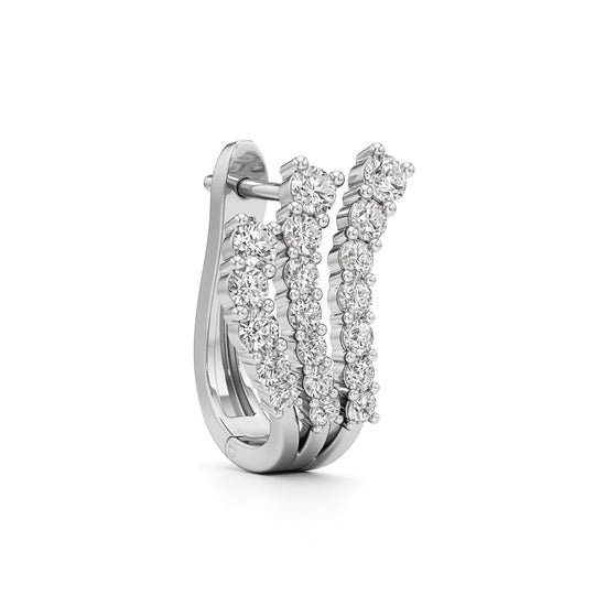 1Ct Pear Shape Fancy Studs Earrings