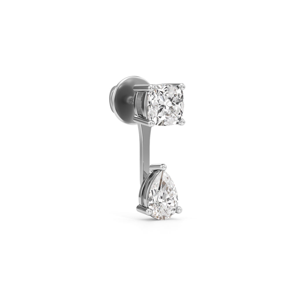 150Ct Pear Shape Fancy Stud
