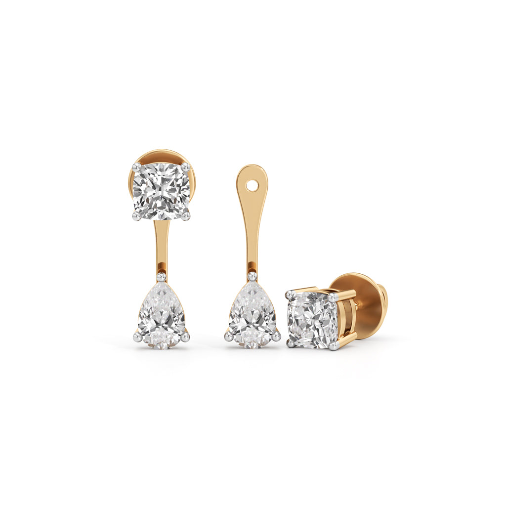 150Ct Pear Shape Fancy Stud