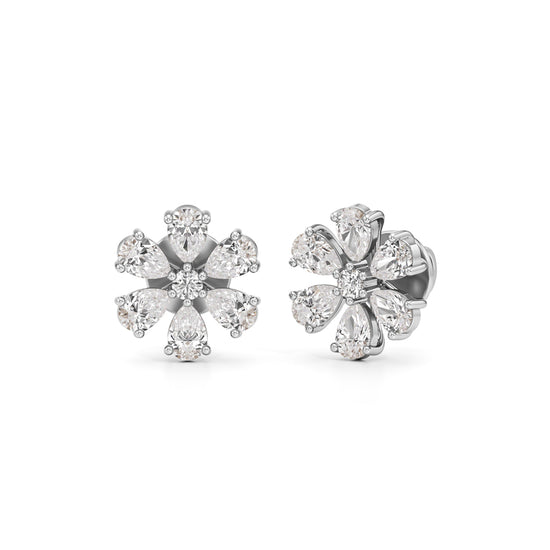 225Ct Round ShapeFancy Studs Earrings
