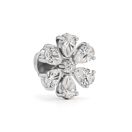 225Ct Round ShapeFancy Studs Earrings