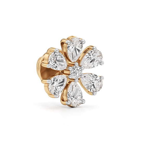 225Ct Round ShapeFancy Studs Earrings
