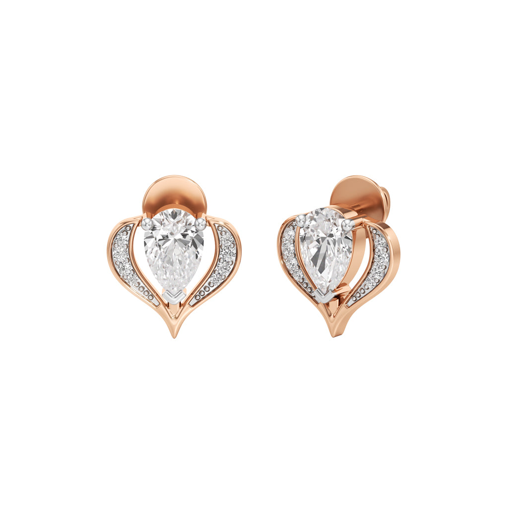 150Ct Pear Shape Fancy Studs